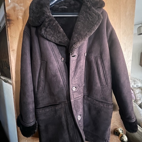 Vintage Brown Lambs fur Women’s Jacket - Picture 3 of 4